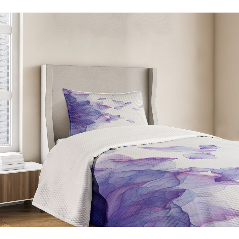 Abstract Modern Water Bedspread Set