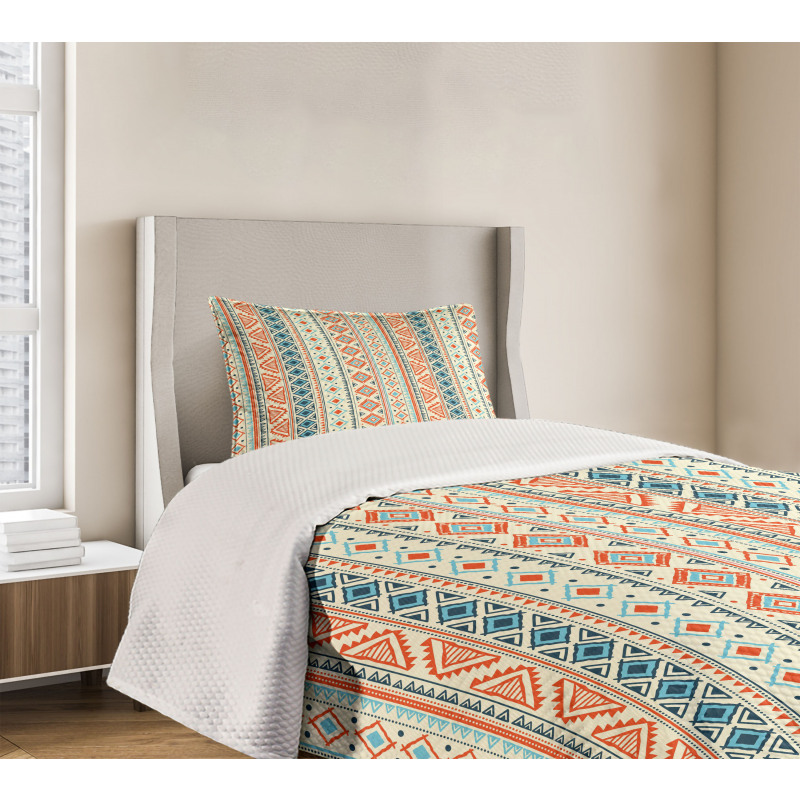 Mexican Aztec Pattern Bedspread Set