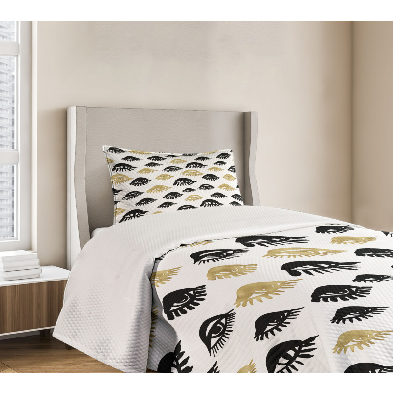 Woman Eyes Love Modern Art Bedspread Set