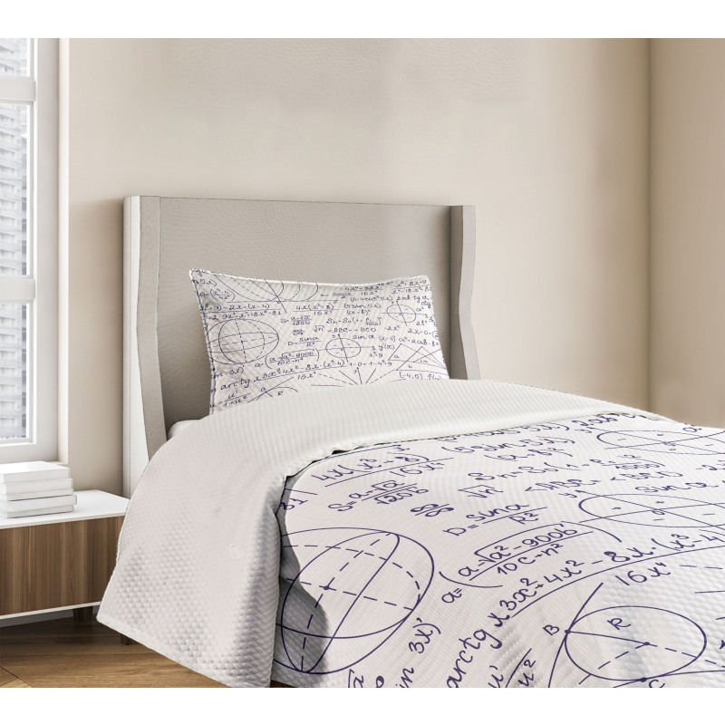 Student Geometry Bedspread Set