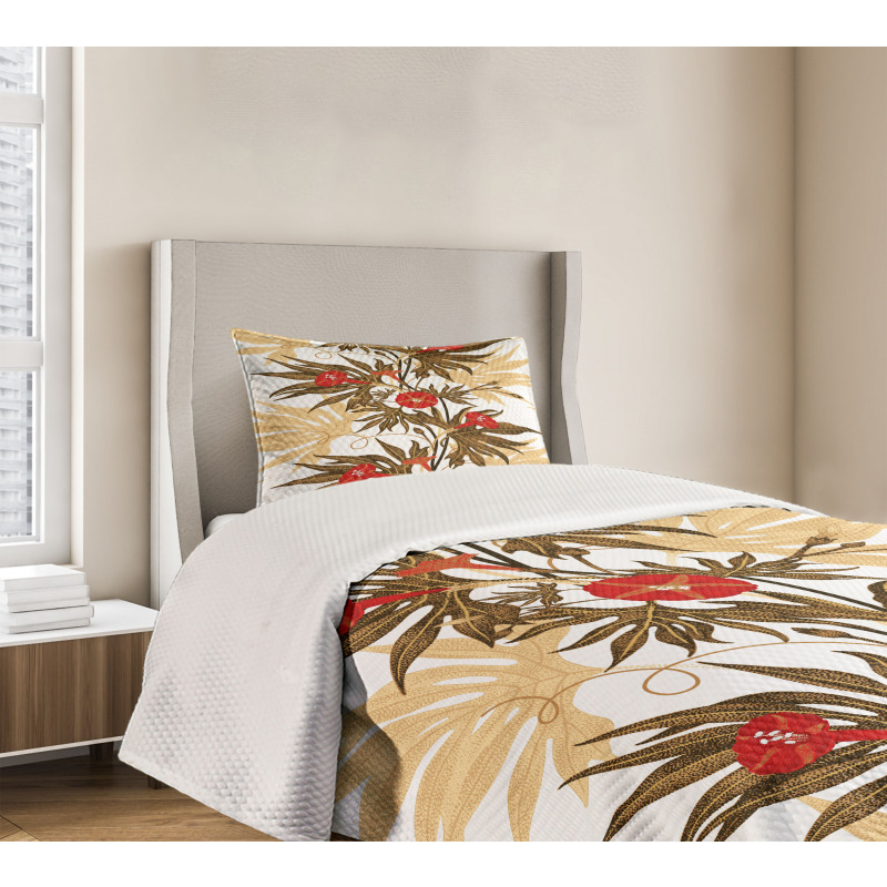 Exotic Climbing Ivy Bedspread Set