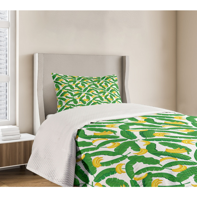 Banana Art Bedspread Set