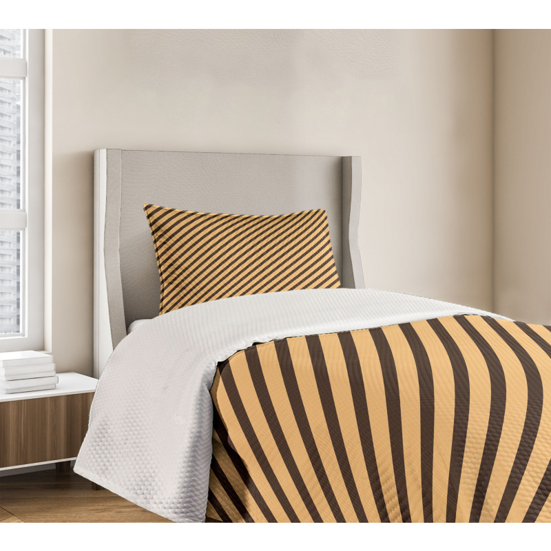 Striped Modern Bedspread Set