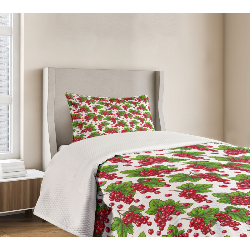 Grape Fruit Harvest Bedspread Set