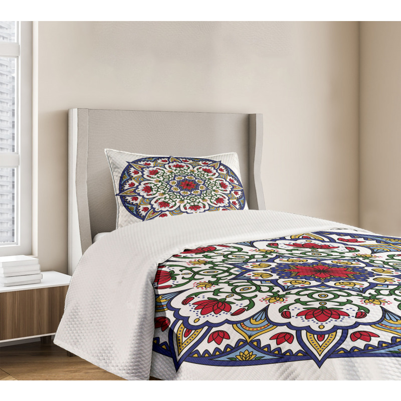 Mandala Lotus Bedspread Set