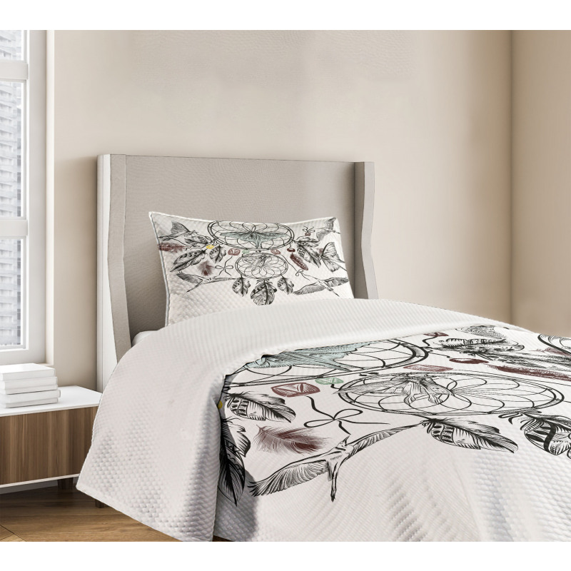 Dreamcatcher Butterflies Bedspread Set