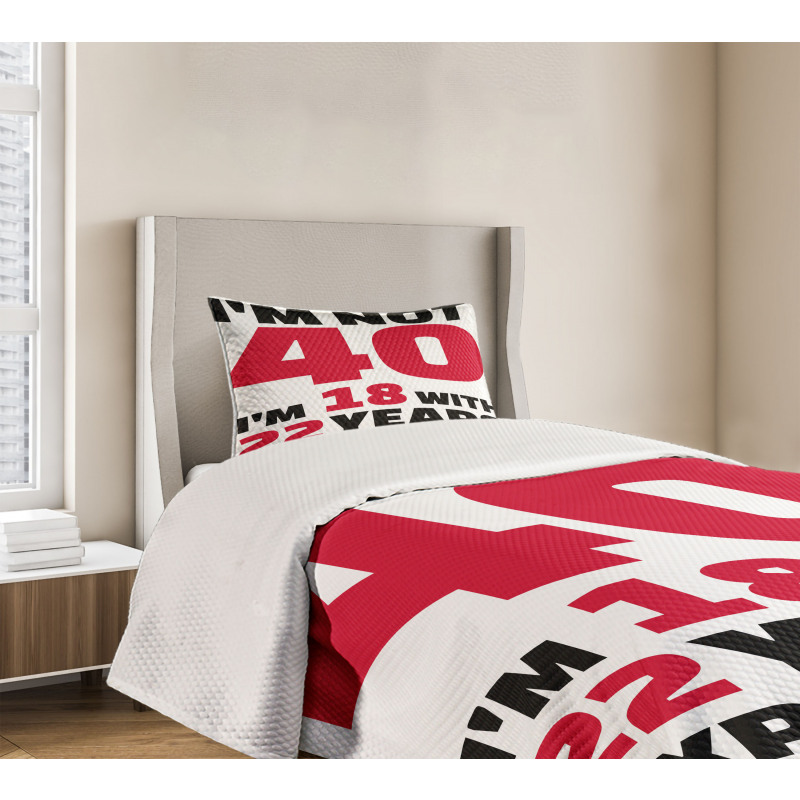 Feel 18 Words Bedspread Set