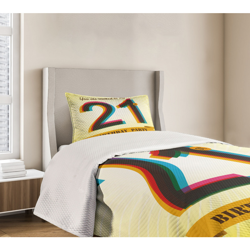 Radial Backdrop Bedspread Set