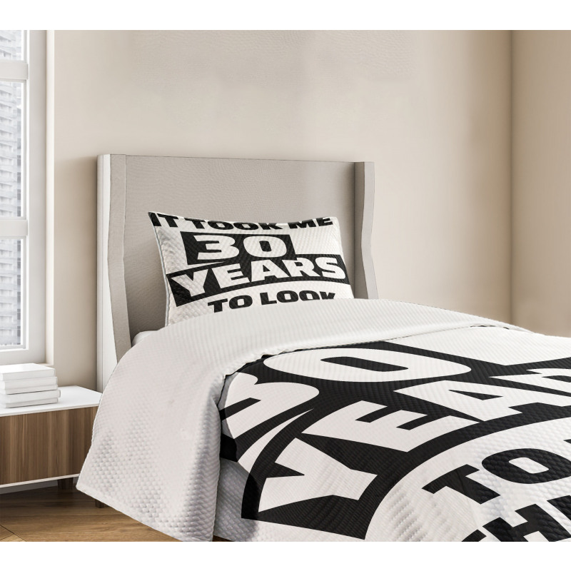 Funny Slogan Bedspread Set