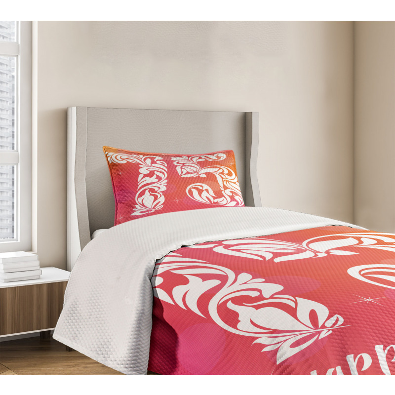 75 Swirls Bedspread Set