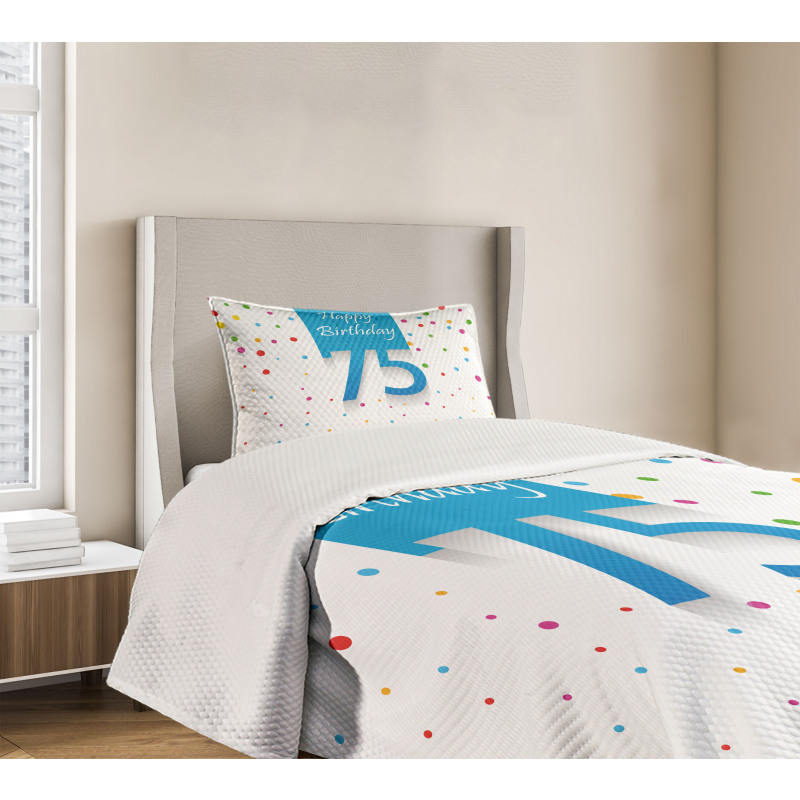 Rain with Polka Dots Bedspread Set