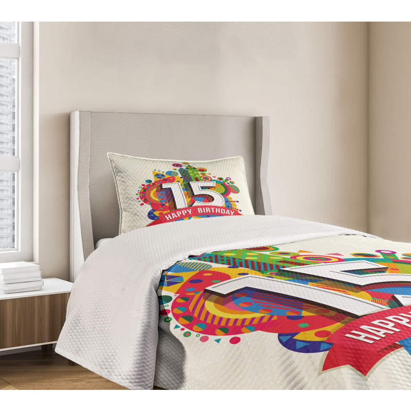 Birthday Fifteenth Bedspread Set