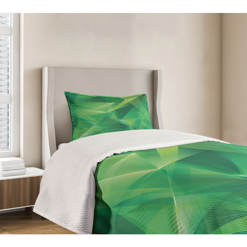 Geometric Crystal Bedspread Set