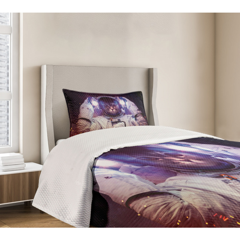 Nebula Galaxy Cosmos Bedspread Set