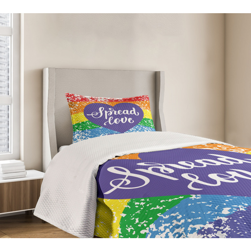 Spread Love Heart Bedspread Set