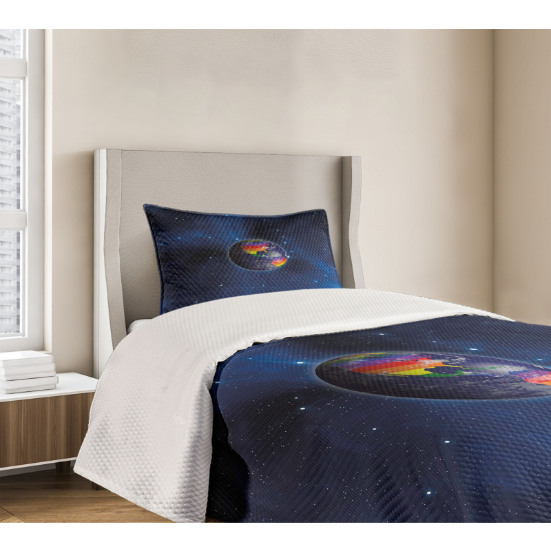 Earth LGBT Colors Bedspread Set