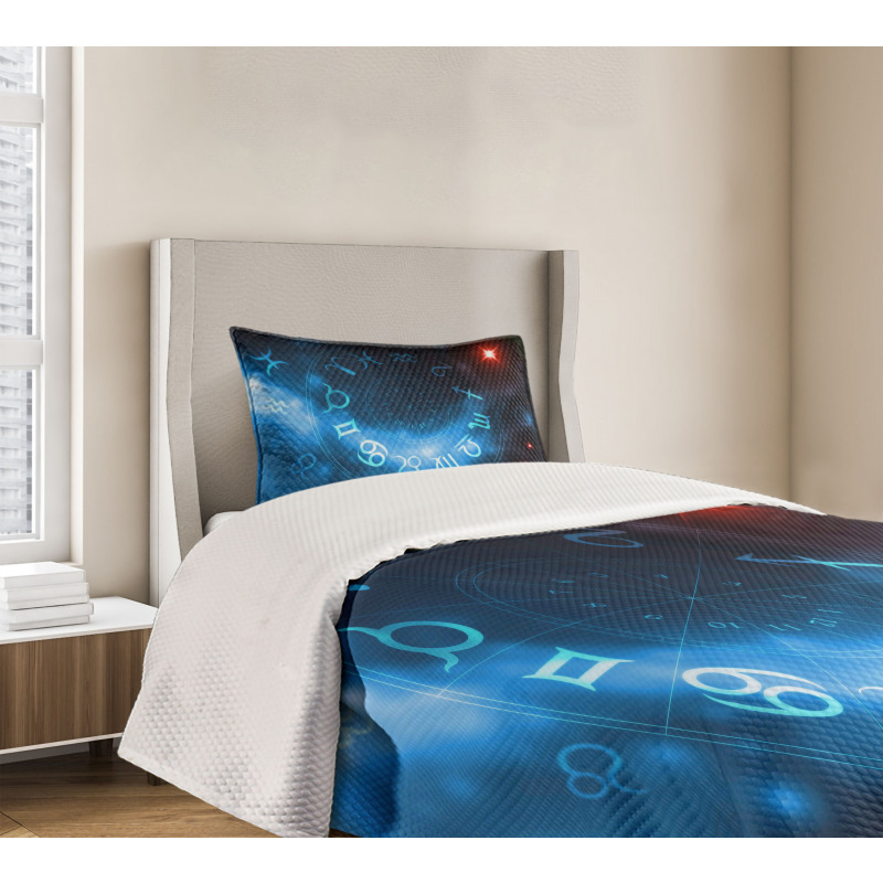 Signs Virgo Scorpio Bedspread Set