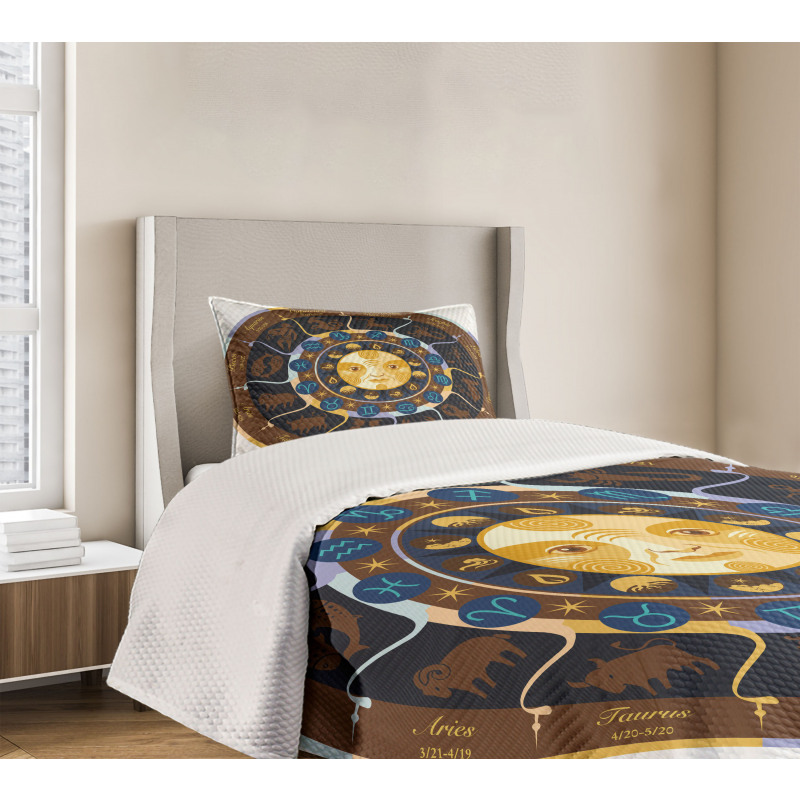 Aries Taurus Gemini Bedspread Set