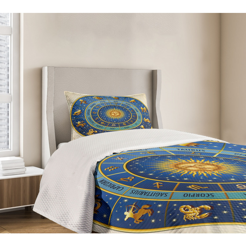 Astrological Signs Bedspread Set