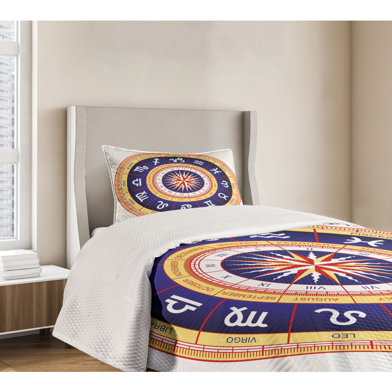 Zodiac Cancer Virgo Bedspread Set