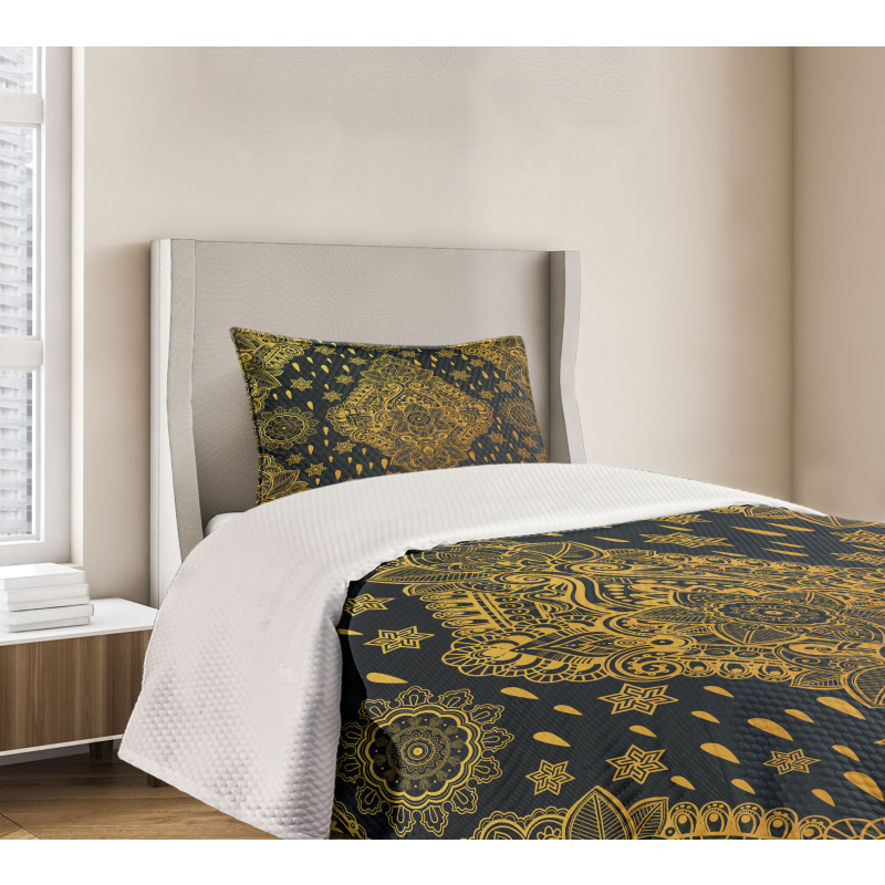 Boho Paisley Folklore Bedspread Set