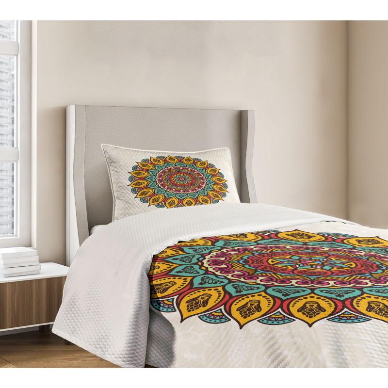 Mandala Vintage Elements Bedspread Set