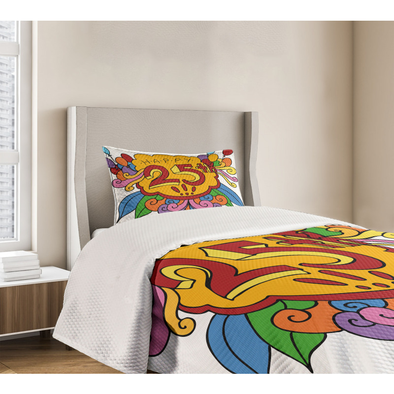 Floral Balloon Bedspread Set