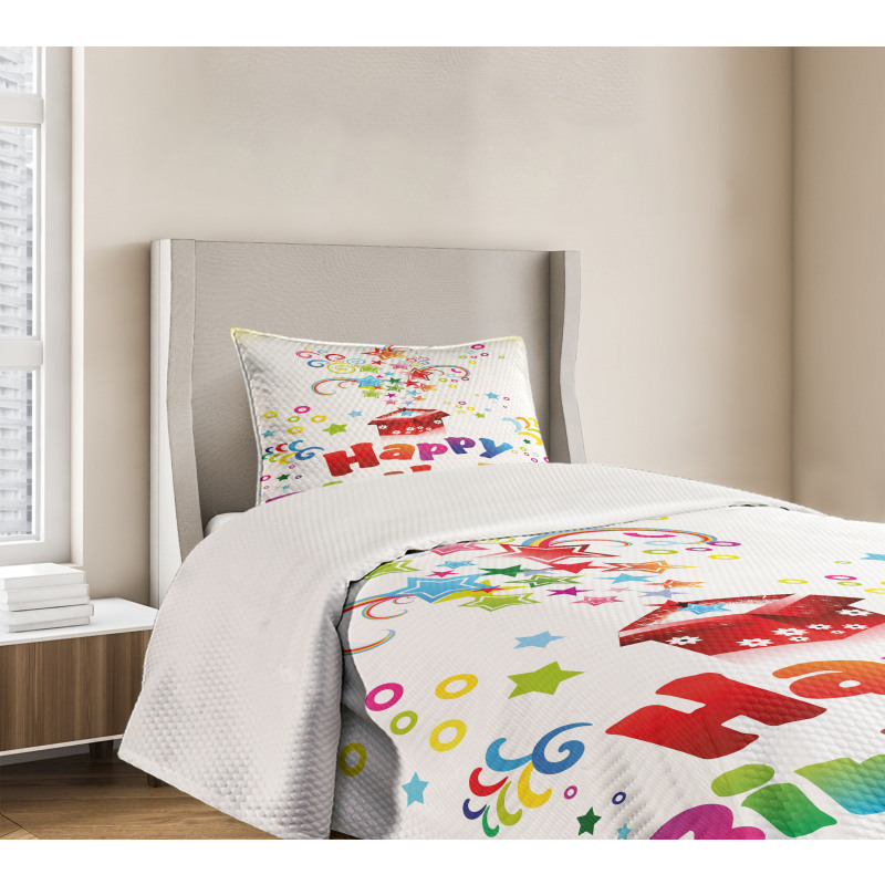 Surprise Gift Stars Bedspread Set