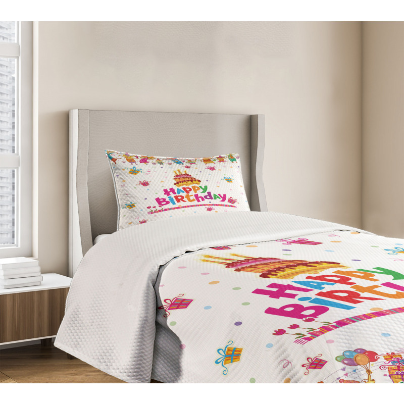 Joyful Mouses Party Mood Bedspread Set