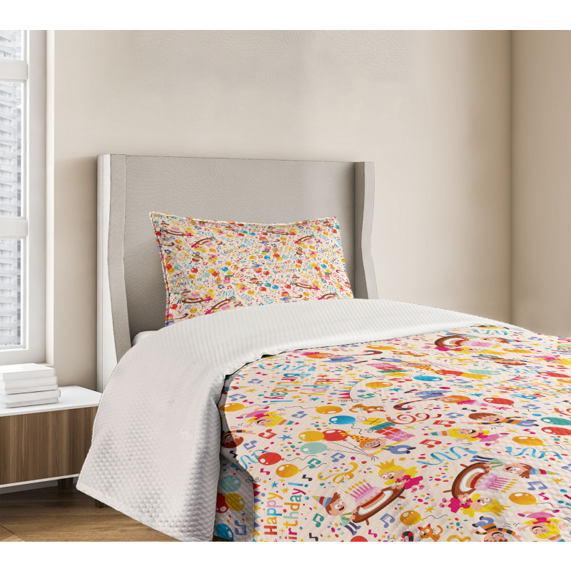 Children Celebration Bedspread Set