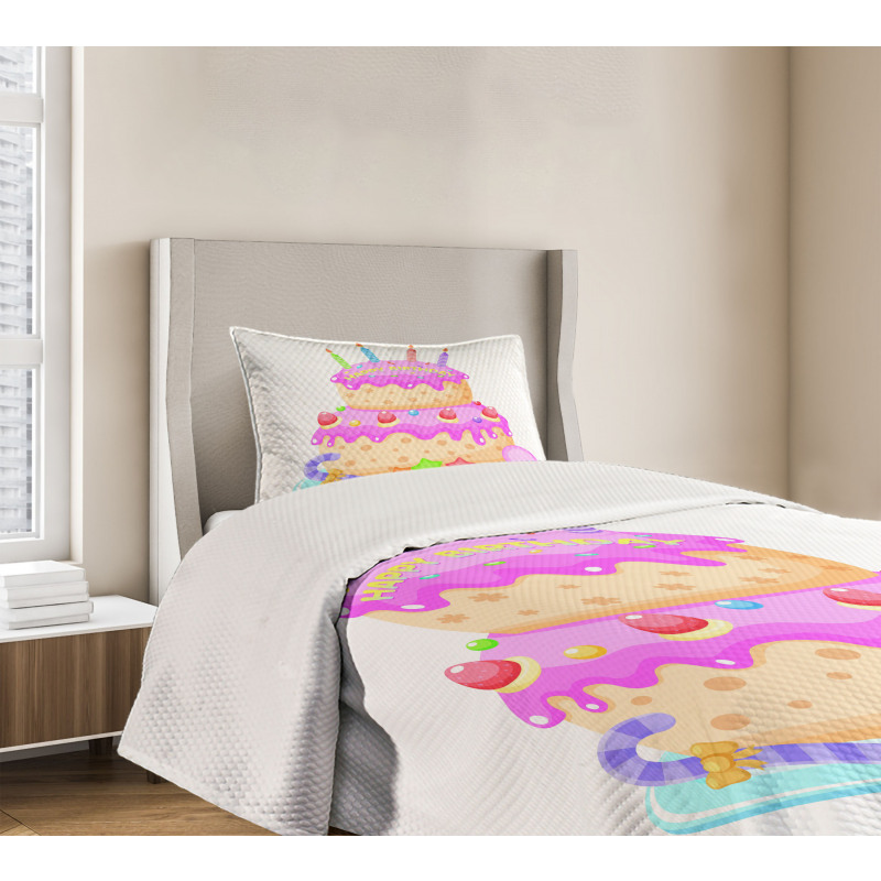 Candles and Candies Bedspread Set