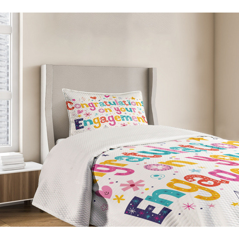 Hippie Party Bedspread Set