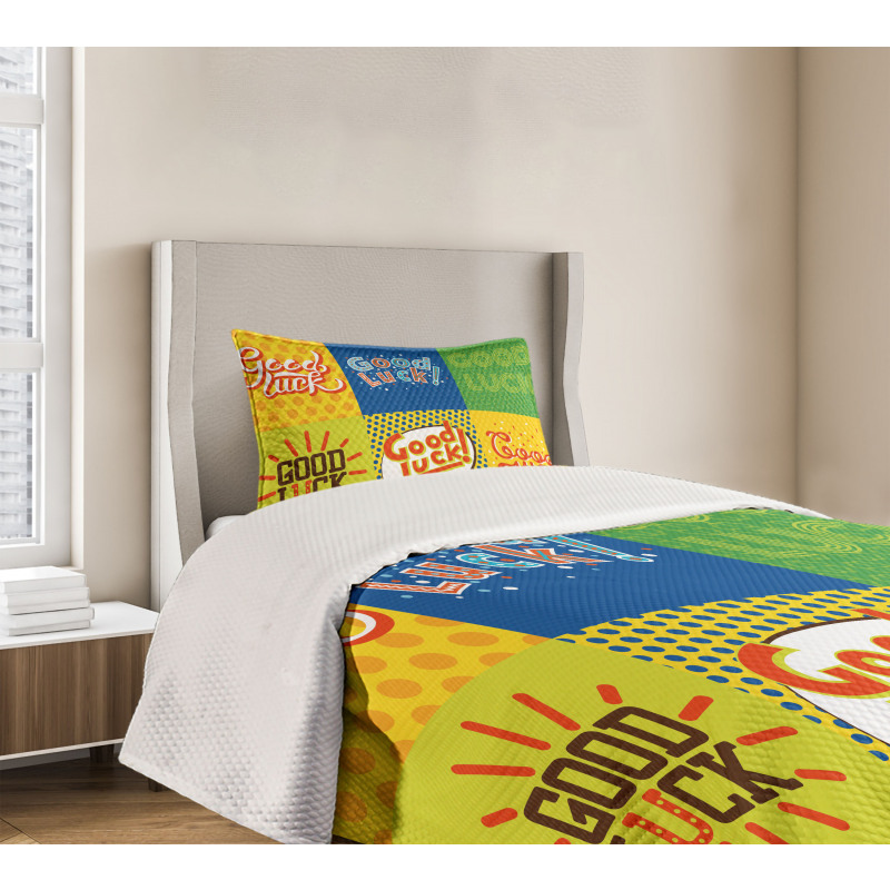 Lucky Pop Art Bedspread Set