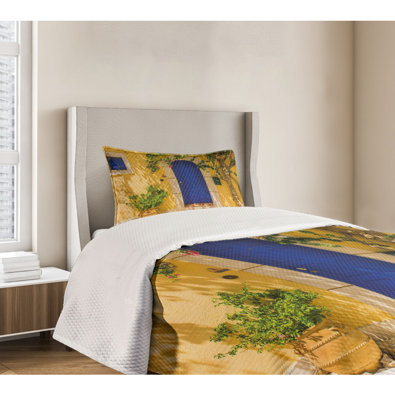 Greek House Bedspread Set