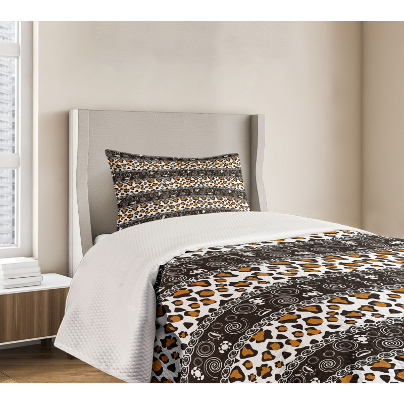 Cheetah Pattern Bedspread Set