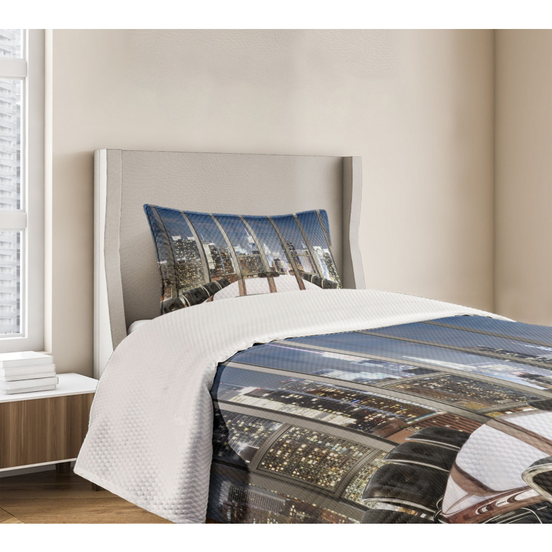 Business Room City Bedspread Set