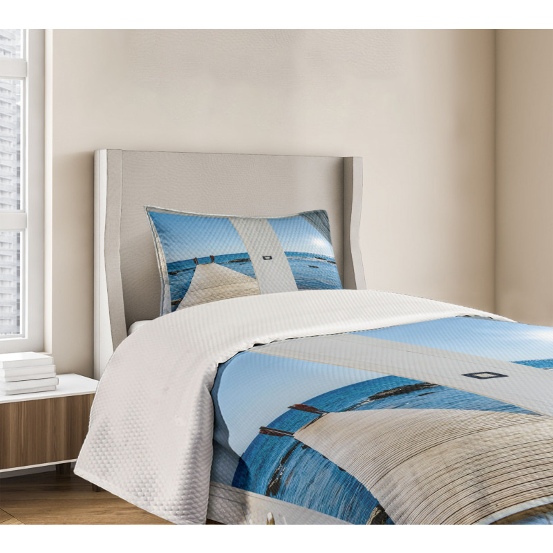 Patio Ocean Sea Sunny Bedspread Set