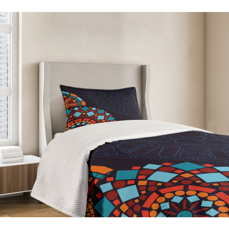 Geometric Mandalas Bedspread Set