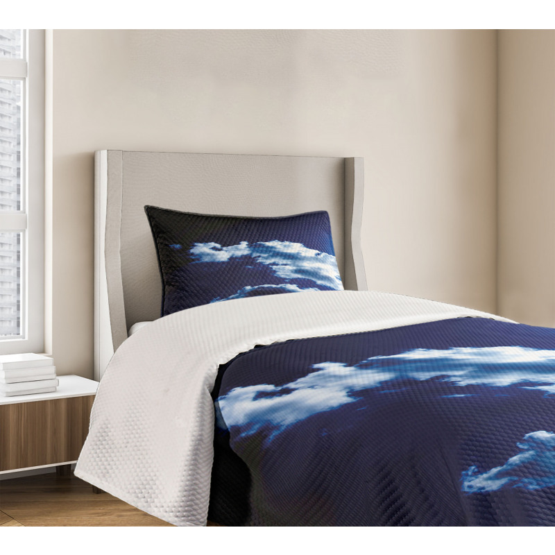 Sky Dramatic Clouds Bedspread Set