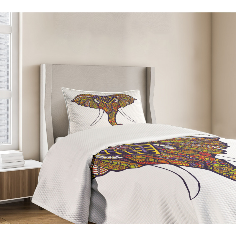 Tribal Colored Bedspread Set