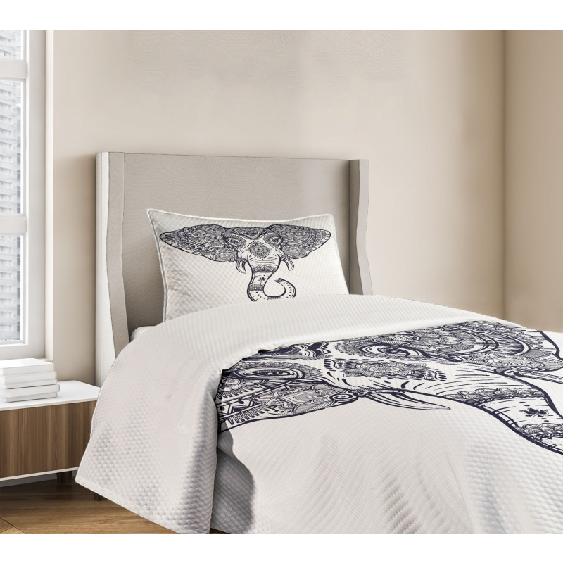 Paisley Animal Bedspread Set