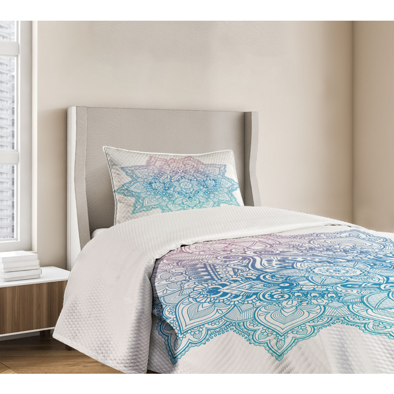 Paisley Motif Bohem Art Bedspread Set