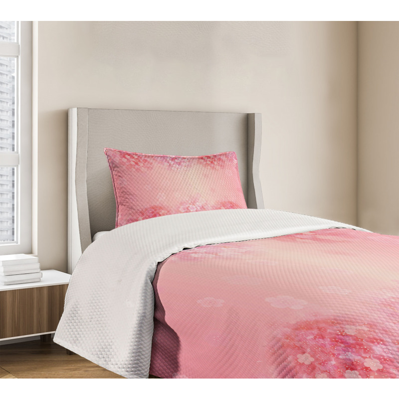 Plum Blossom Botany Bedspread Set