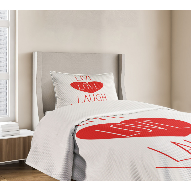 Heart Smile Bedspread Set