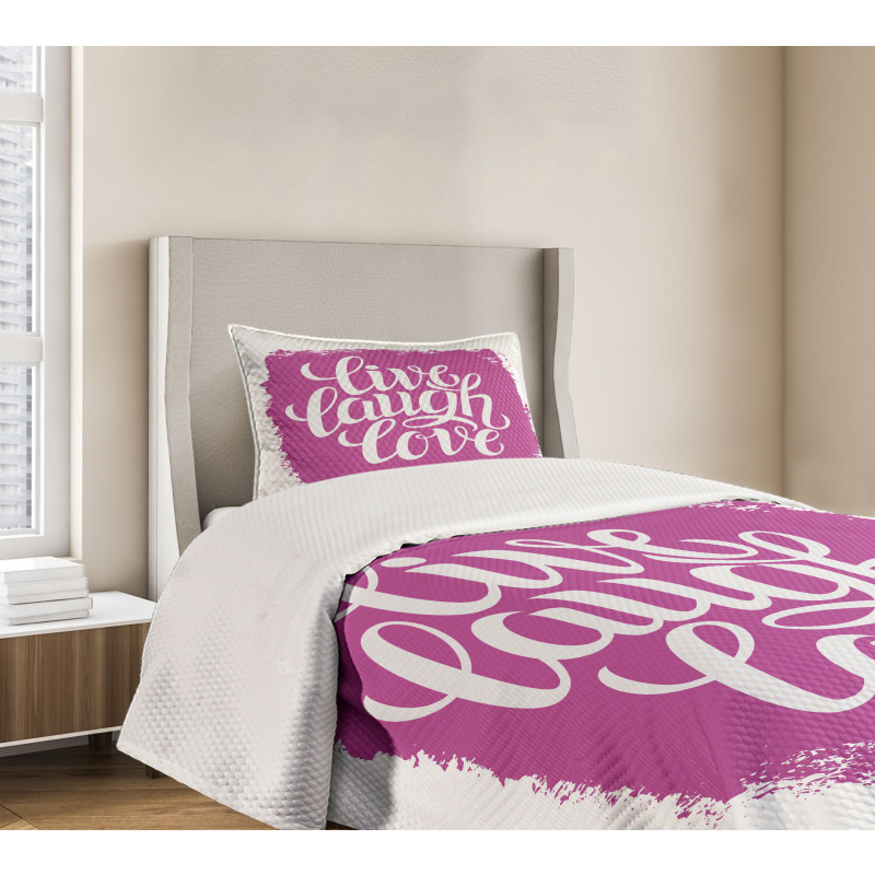 Motivation Life Bedspread Set