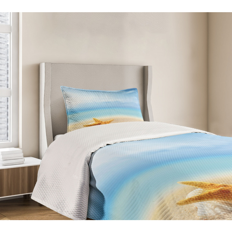 Scallop Sea Star Bedspread Set