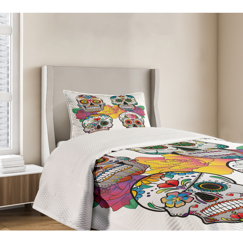 Rich Colors Ornate Bedspread Set