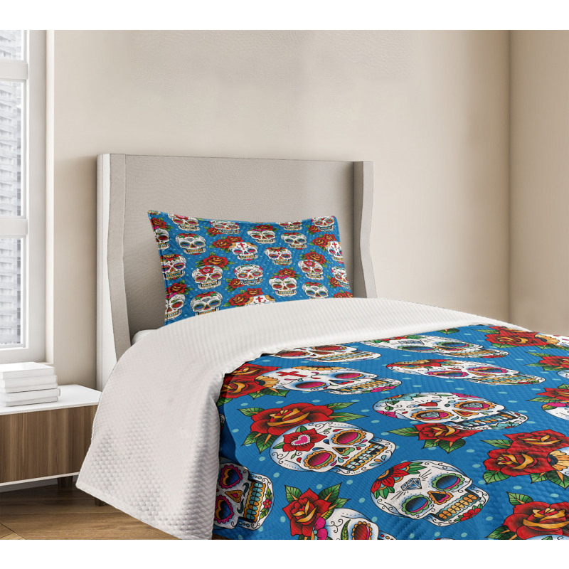 Mexican Retro Dots Bedspread Set