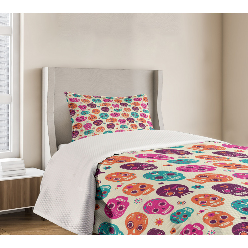 Hearts Flora Bedspread Set