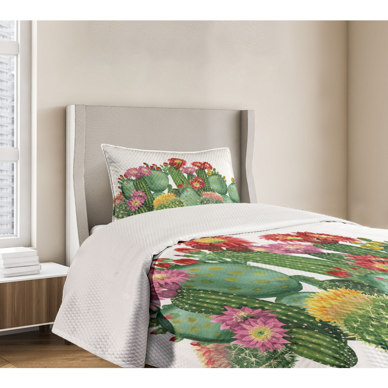 Saguaro Tropical Garden Bedspread Set